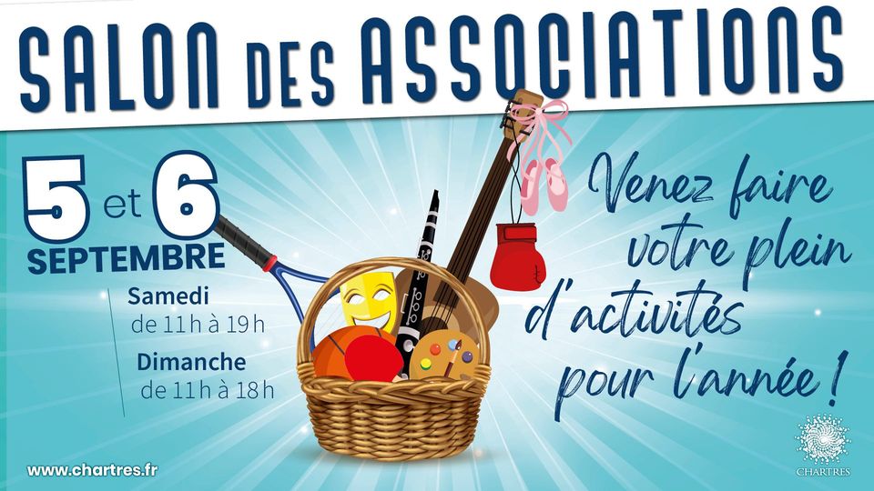 Chartres Objectif sera présent au salon des associations de Chartres 2020