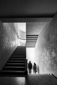Christian Georget - l'escalier de la maison Cavrois
